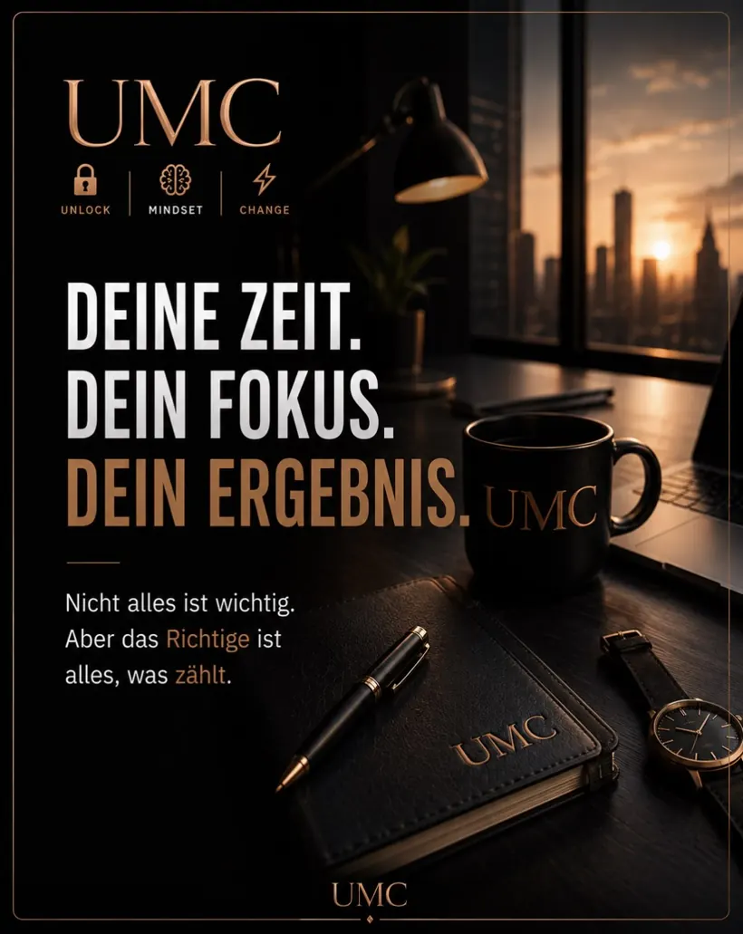 Deine Zeit. Dein Fokus. Dein Ergebnis.